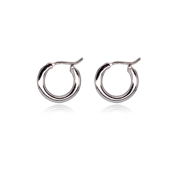 Mili Silver Hoops